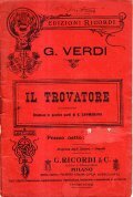 IL TROVATORE- DRAMMA IN QUATTRO PARTI