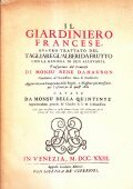 IL GIARDINIERO FRANCESE- OVVERO TRATTATO DEL TAGLIARE GL' ALBERI DA …