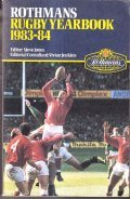 ROTHMANS RUGBY UNION YEARBOOK 1983 - 84