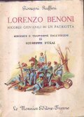 LORENZO BENONI- RICORDI GIOVANILI DI UN PATRIOTTA