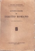 ISTITUZIONI DI DIRITTO ROMANO