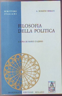 FILOSOFIA DELLA POLITICA- a cura di Mario D'Addio