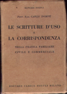 LE SCRITTURE D'USO E LA CORRISPONDENZA- NELLA PRATICA FAMILIARE CIVILE …