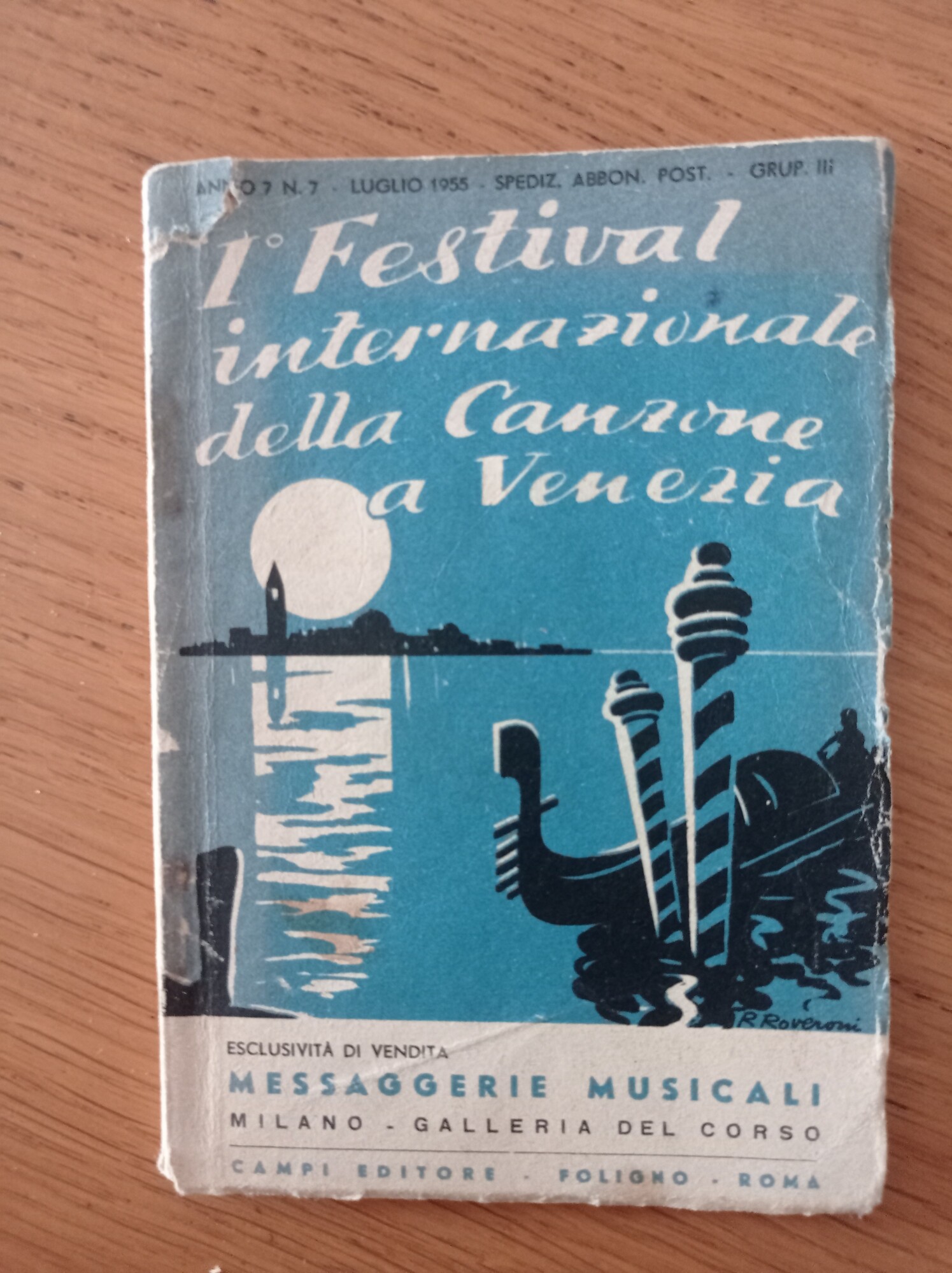1^ Festival internazionale della canzone a Venezia