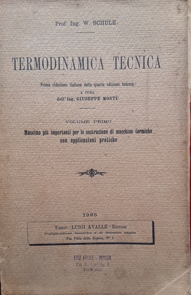 Termodinamica tecnica.I. II.