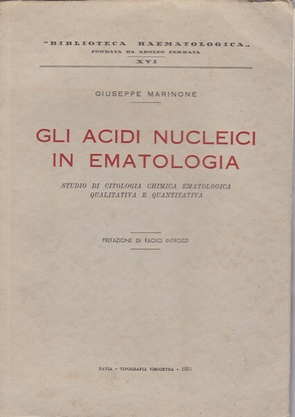 Gli acidi nucleici in ematologia