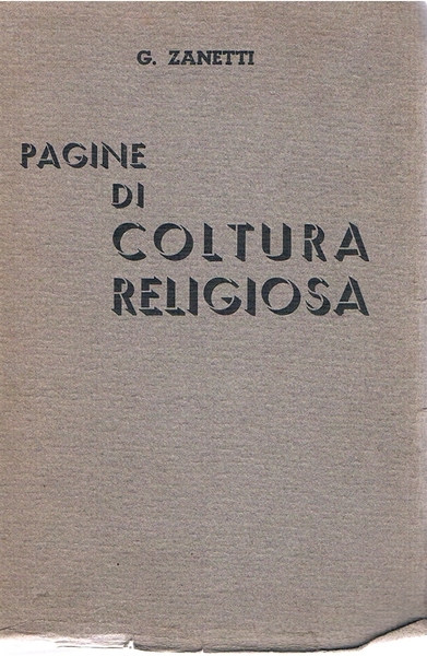 Pagine di coltura religiosa
