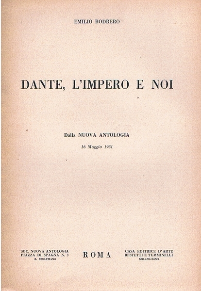 Dante, l'impero e noi