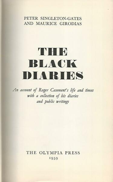 The black diaries