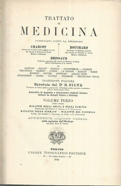 Trattato di medicina. Volume terzo