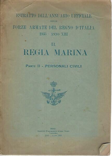 Estratto dell'annuario ufficiale delle forze armate del regno d'italia 1935 …