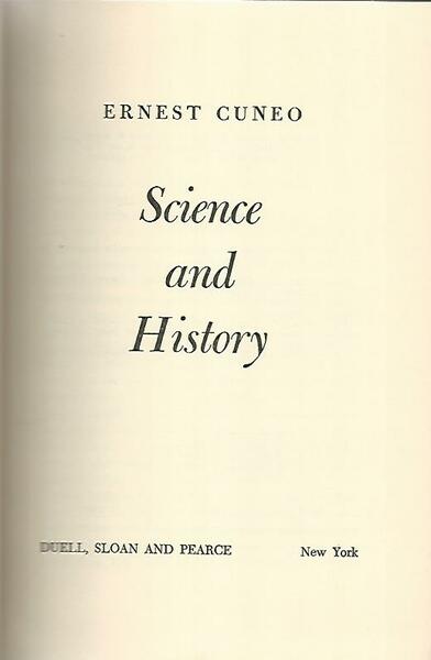 Science and history