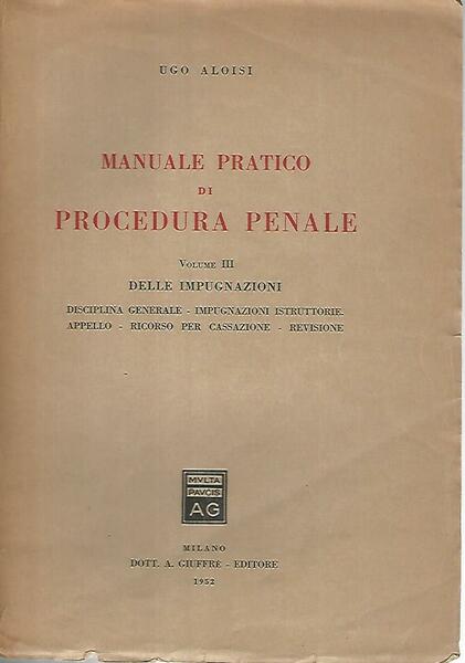 Manuale pratico di procedura penale