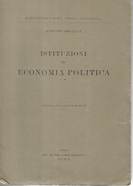 Istituzioni di economia politica
