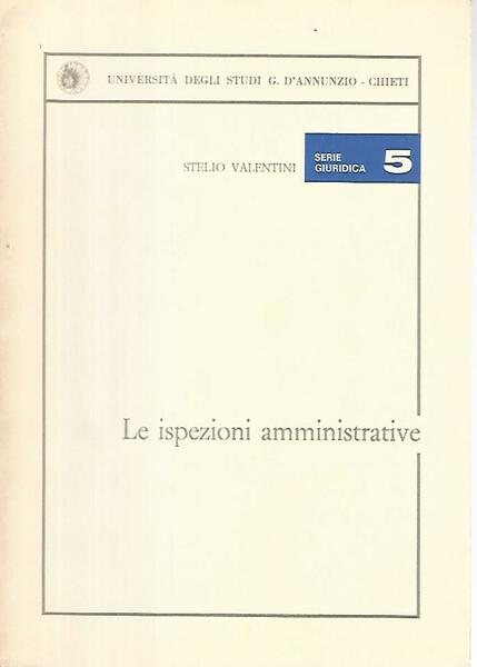 Le ispezioni amministrative