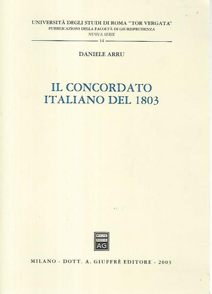 Il concordato italiano del 1803