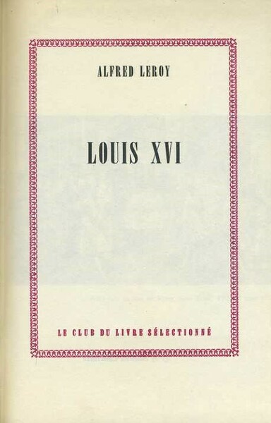 Louis XVI