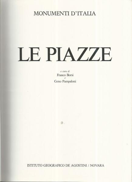 Le piazze