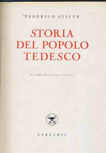 Storia del popolo tedesco