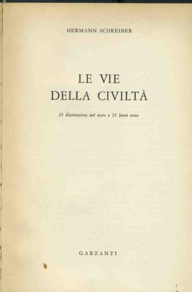 Le vie della civiltà