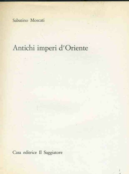 Antichi imperi d'Oriente