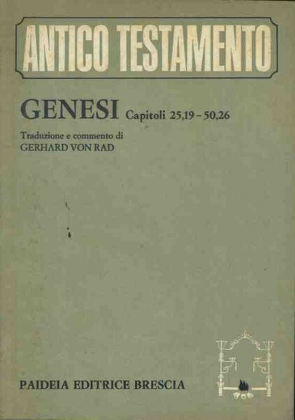 Antico testamento. Genesi. Capitoli 25,19 - 50,26