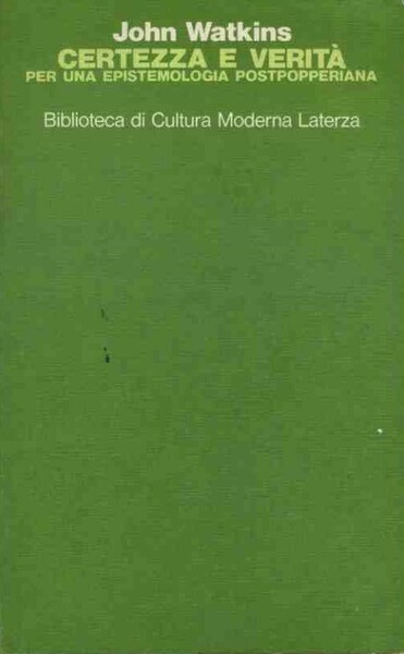 Certezza e verità