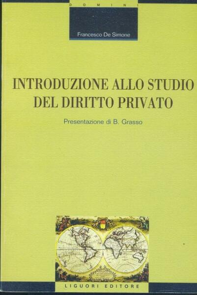 Introduzione allo studio del diritto privato