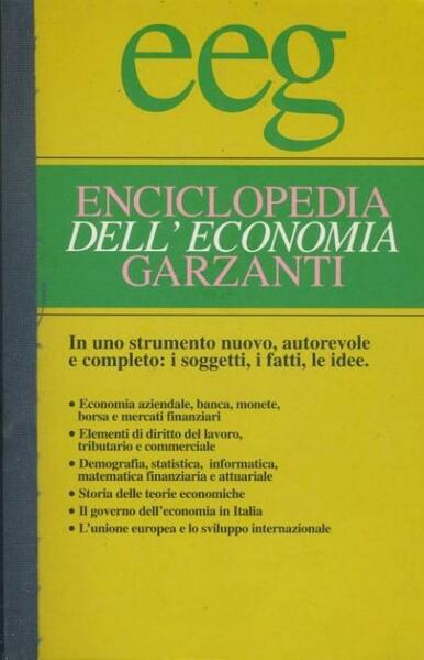 Enciclopedia dell'economia Garzanti