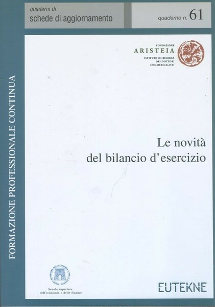 Le novità del bilancio d'esercizio