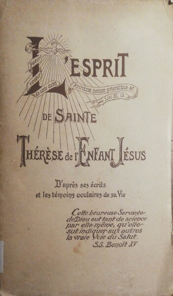 L'esprit De Sainte Thérèse di l'Enfant Jésus