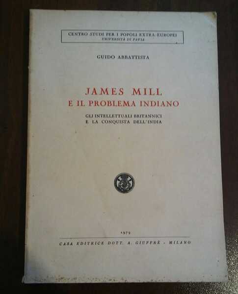 James Mill e il problema indiano