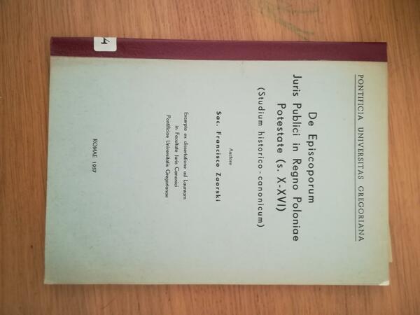 De Episcoporum Juris Publici in Regno Poloniae Postate