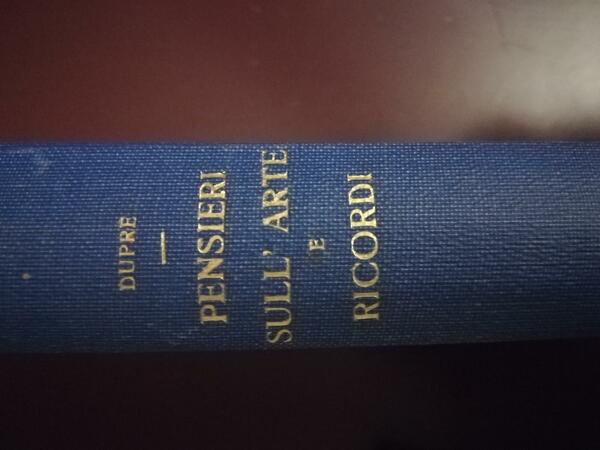 Pensieri sull'arte e ricordi