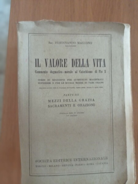 Il valore della vita vol. III