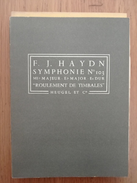 SYMPHONIE N. 103 "ROULEMENT DE TIMBALES"