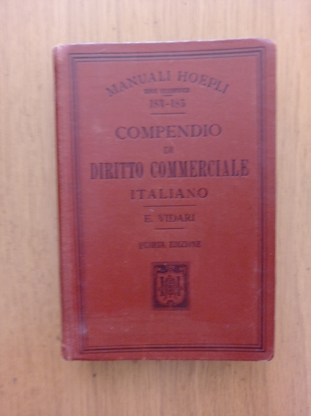 Compendio di diritto commerciale italiano