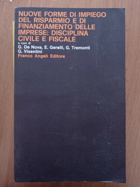 Nuove forme di impiego del risparmio e di finanziamento delle …