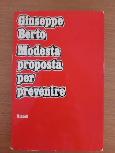 Modesta proposta per prevenire