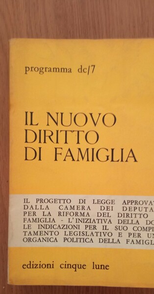 Il nuovo diritto di famiglia ( due copie)