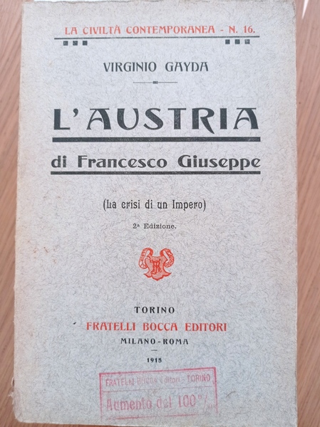 L' Austria di Francesco Giuseppe