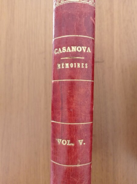 Memoires de Jacques Casanova Tomo V