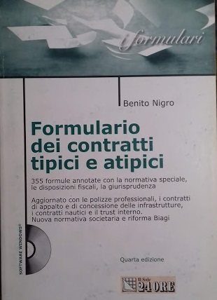 Formulario dei contratti tipici e atipici