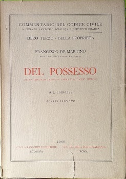 Del Processo. Della denunzia di nuova opera e di danno …