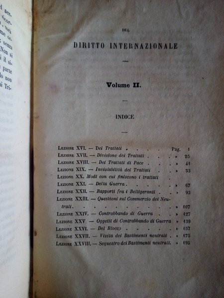 Del diritto internazionale. Lezioni del professore Ludovico Casanova ordinate dall'avvocato …