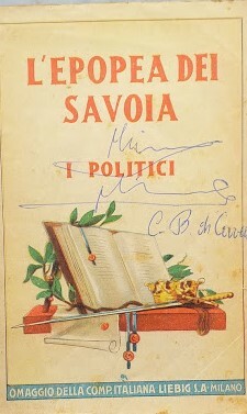 Serie "L'epopea dei Savoia": i politici. N. 4