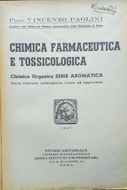 Chimica farmaceutica e tossicologia. Chimica organica. Serie aromatica