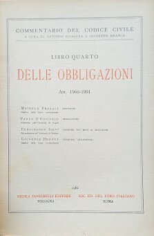 Commentario del Codice Civile. Libro quarto: delle obbligazioni (art. 1960-1991)