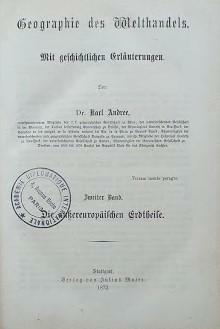 Geographie des welthandels, Zweiter Band