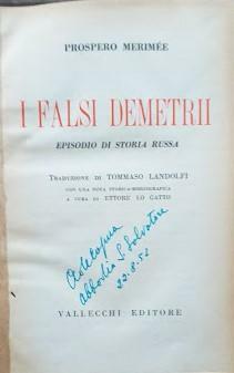 I falsi Demetrii. Episodio di Storia Russa